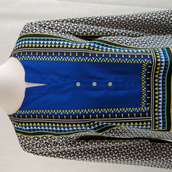 Crown & Ivy shift tunic dress, geometric designs - Picture 3 of 10